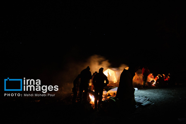 مهار آتش‌سوزی جنگل الیت