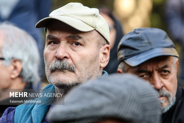 مراسم تشییع پیکر هادی مرزبان