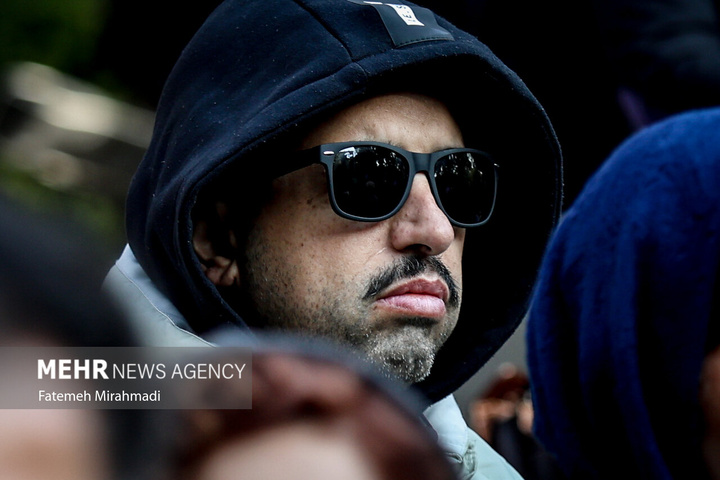 مراسم تشییع پیکر هادی مرزبان