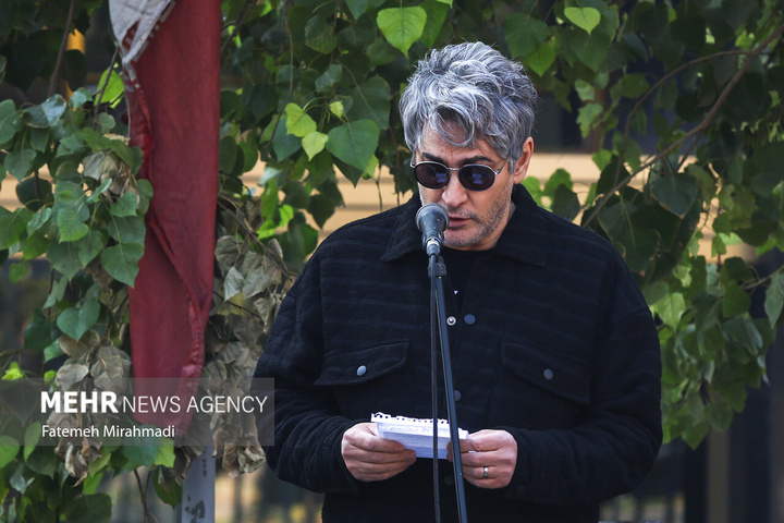 مراسم تشییع پیکر هادی مرزبان