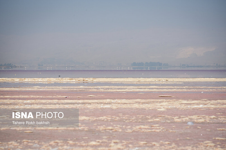 خشک شدن دریاچه مهارلو - شیراز