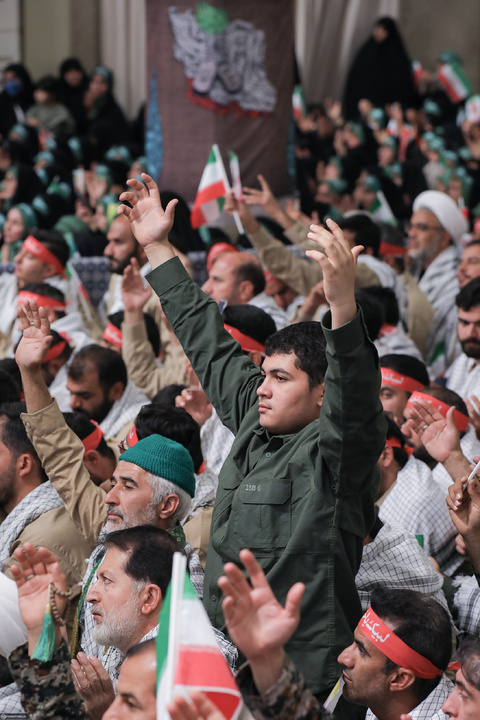 مراسم روز بسیج در حسینیه امام خمینی(ره)