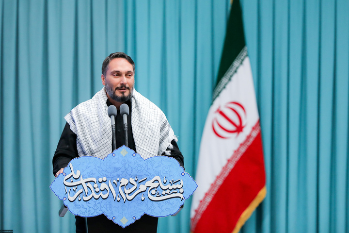 مراسم روز بسیج در حسینیه امام خمینی(ره)