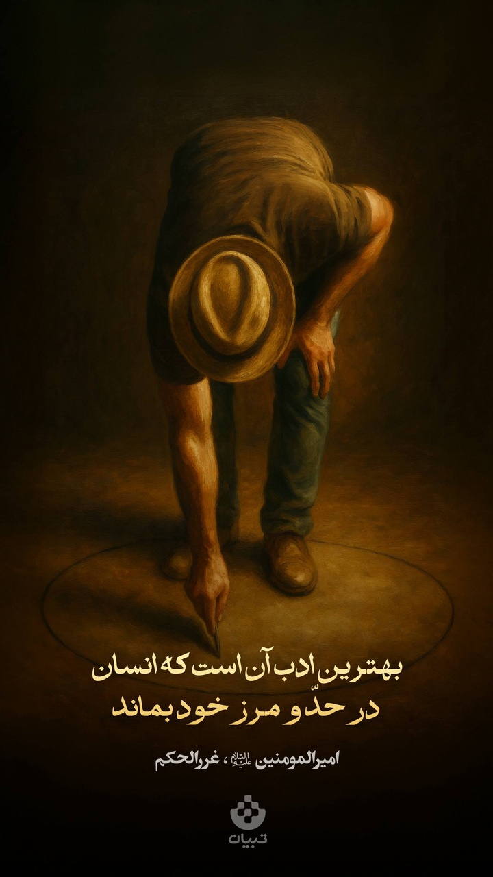 بهترین ادب آن است که انسان در حدّ و مرز خود بماند و از اندازه خویش فراتر نرود