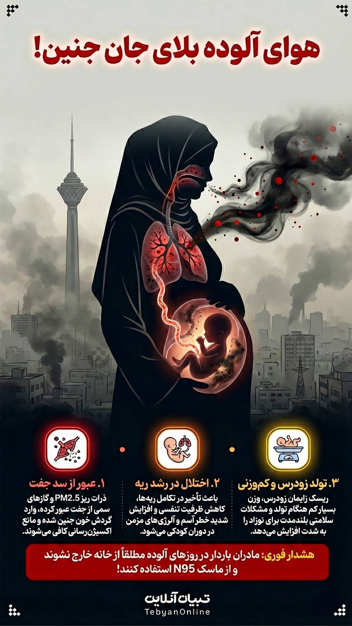 هوای آلوده بلای جان جنین!