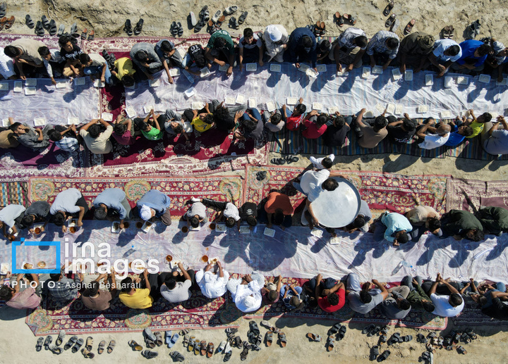 نذر خیرات در روستای گورزین