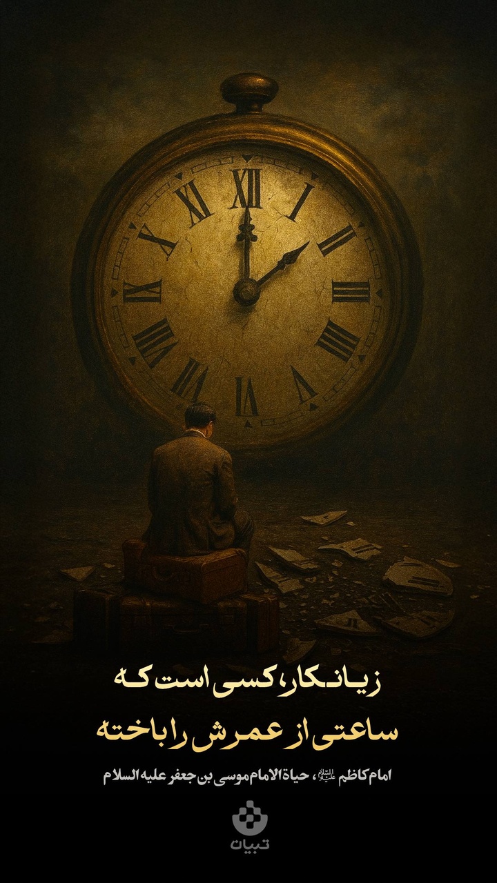 زیانکار، کسی است کـه ساعتی از عمرش را باخته