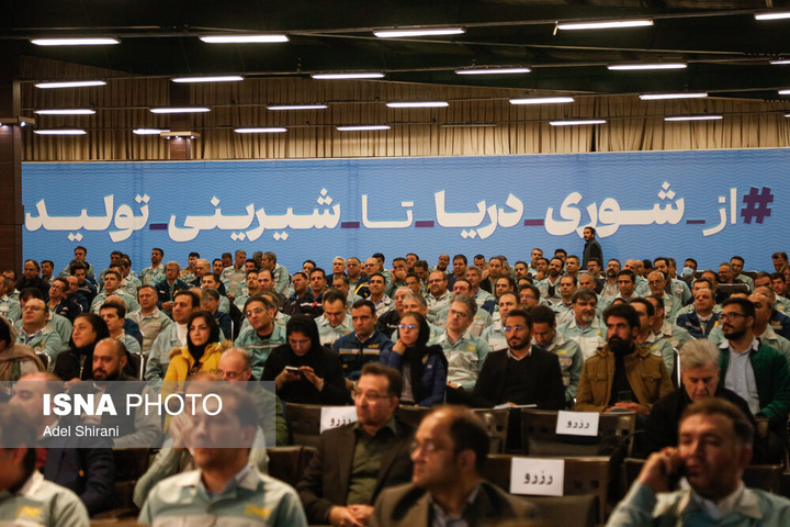 آیین افتتاح پروژه انتقال آب دریا به اصفهان