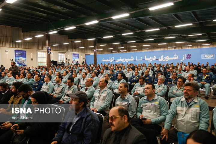 آیین افتتاح پروژه انتقال آب دریا به اصفهان