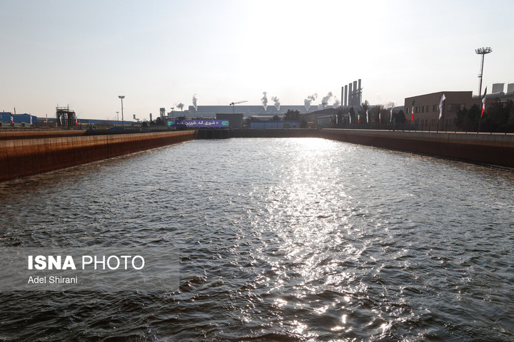 آیین افتتاح پروژه انتقال آب دریا به اصفهان