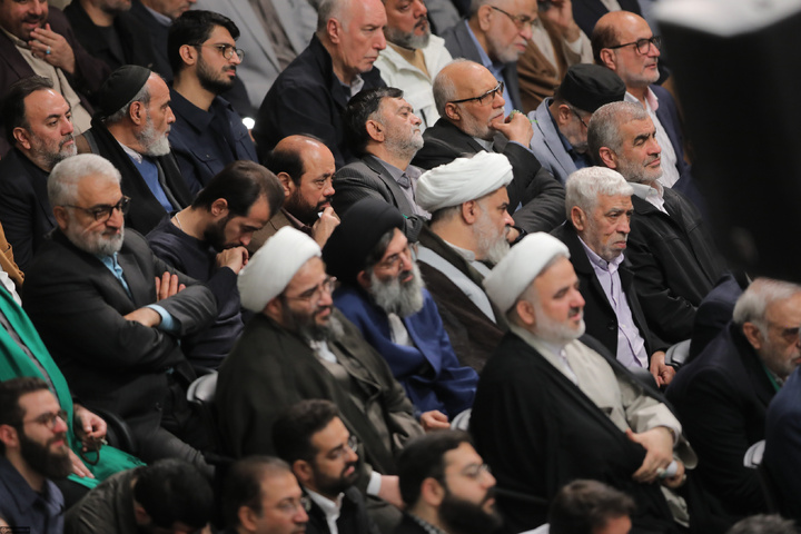 مراسم جشن میلاد حضرت زهرا سلام‌الله‌علیها در حسینیه امام خمینی(ره) با حضور رهبر انقلاب