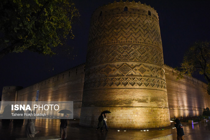 بارش باران پاییزی - شیراز