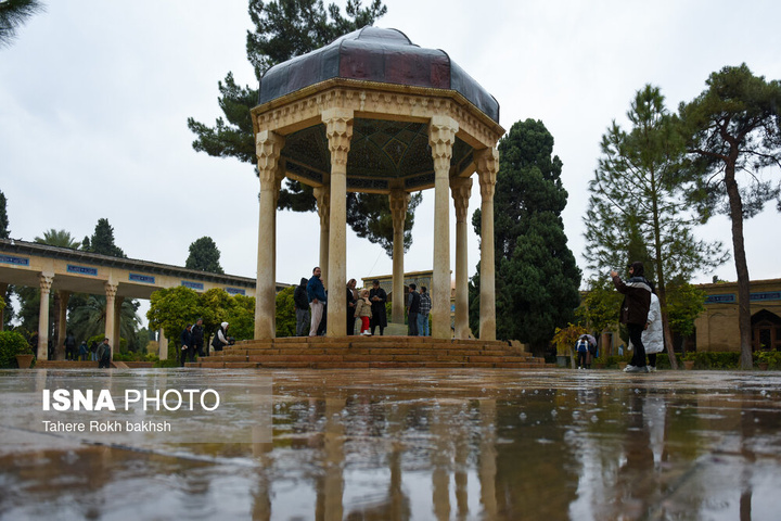 بارش باران پاییزی - شیراز