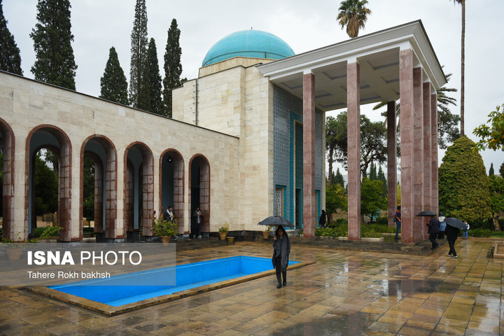 بارش باران پاییزی - شیراز