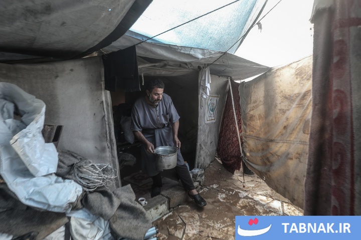 سرمای سخت در غزه