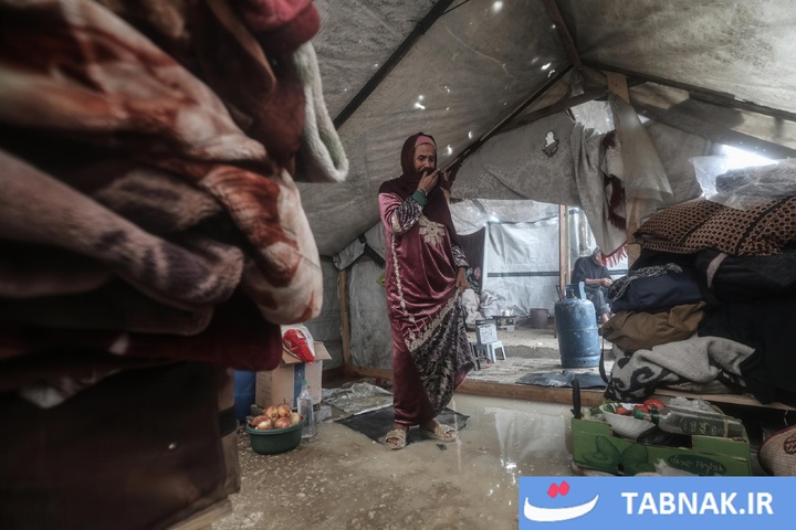 سرمای سخت در غزه