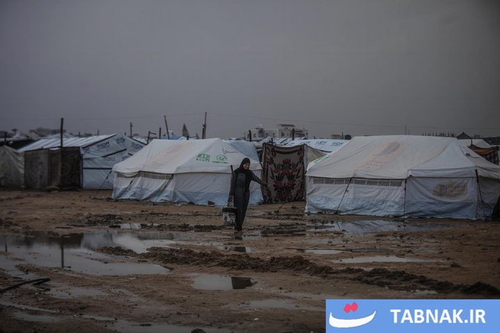 سرمای سخت در غزه