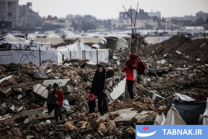 سرمای سخت در غزه