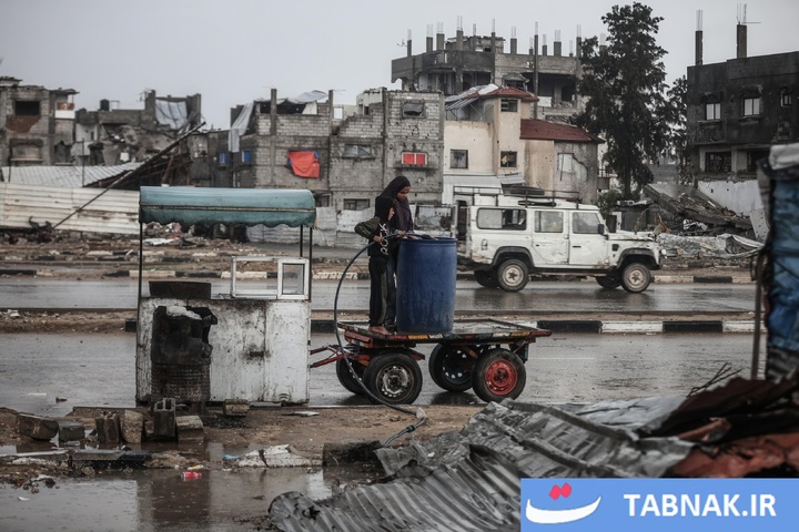 سرمای سخت در غزه