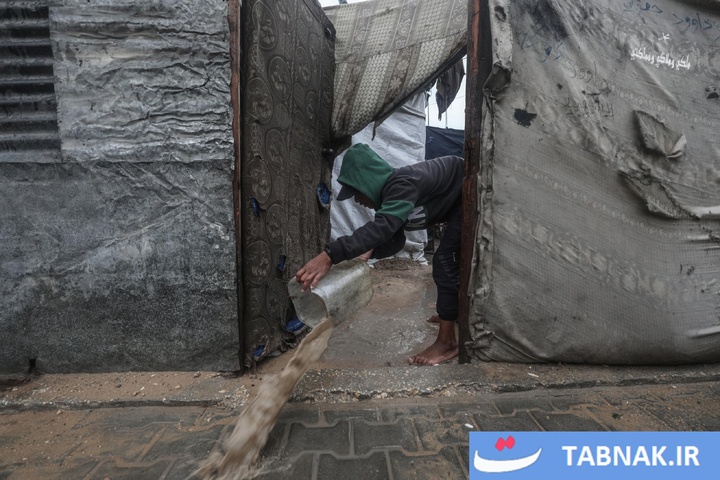 سرمای سخت در غزه