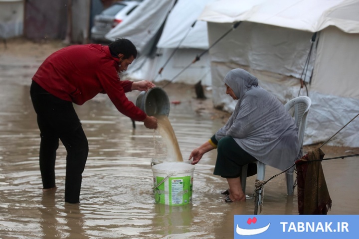 سرمای سخت در غزه