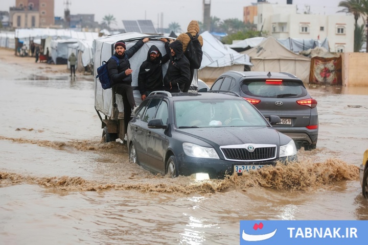 سرمای سخت در غزه