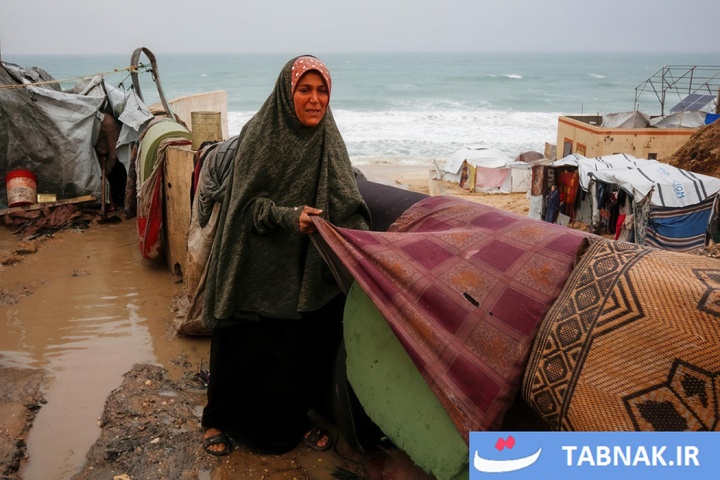 سرمای سخت در غزه