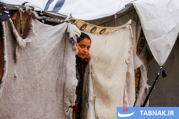 سرمای سخت در غزه