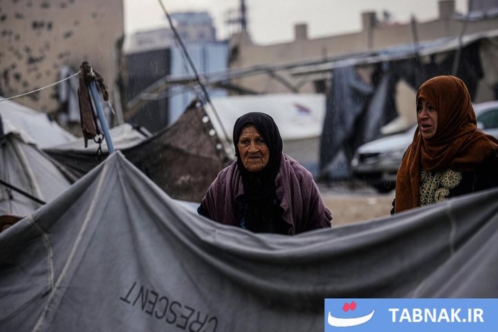 سرمای سخت در غزه