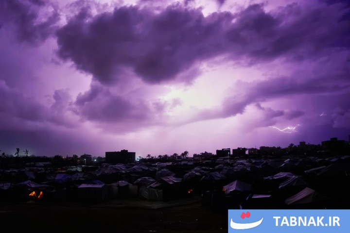 سرمای سخت در غزه