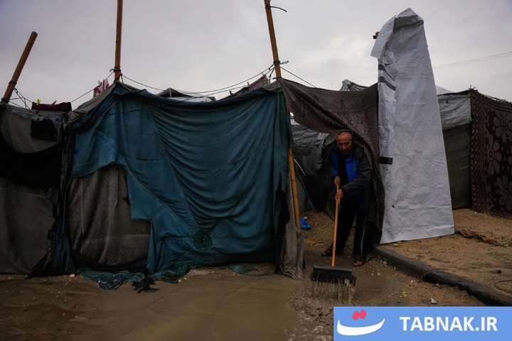 سرمای سخت در غزه