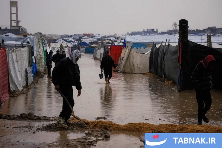 سرمای سخت در غزه