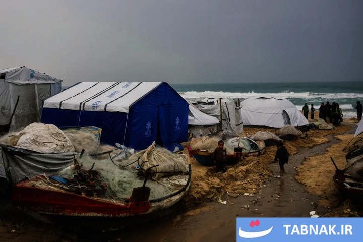 سرمای سخت در غزه