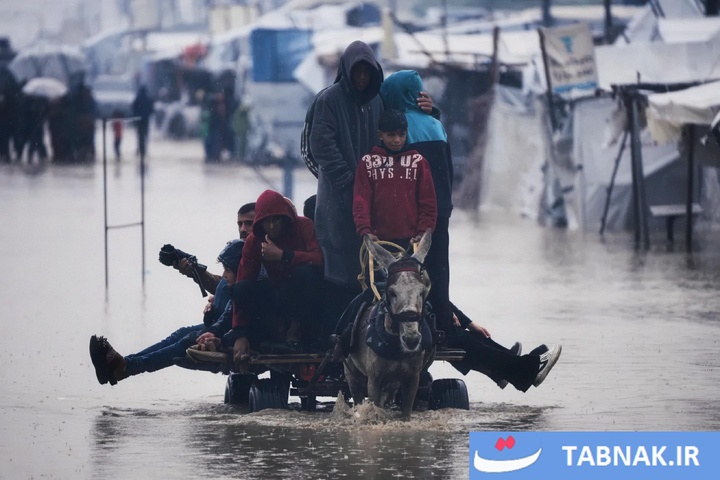 سرمای سخت در غزه