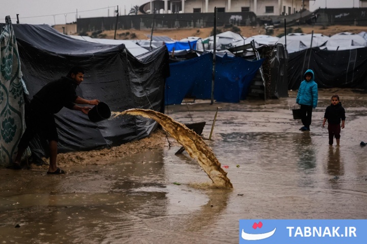 سرمای سخت در غزه