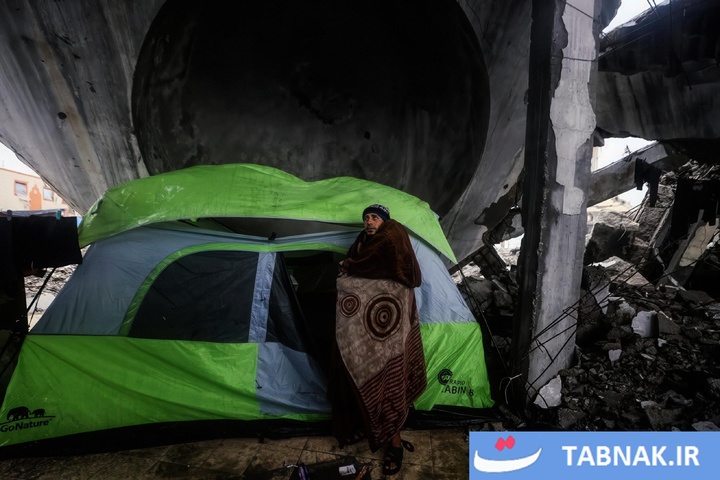 سرمای سخت در غزه