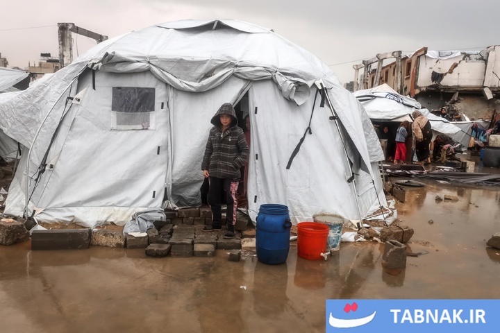 سرمای سخت در غزه