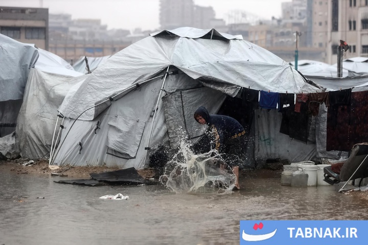 سرمای سخت در غزه