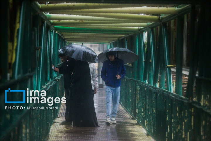 بارش باران پاییزی در بندرعباس