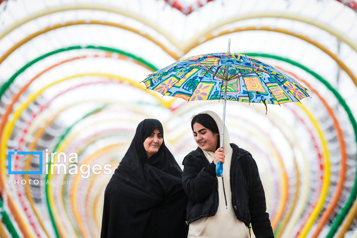 بارش برف در اراک