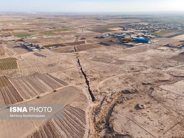 عمیق‌ترین شکاف فرونشست کشور - نیشابور