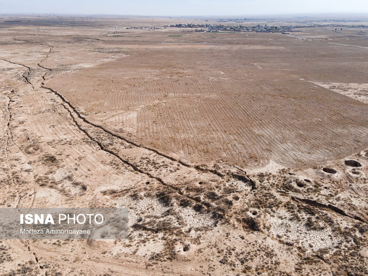 عمیق‌ترین شکاف فرونشست کشور - نیشابور