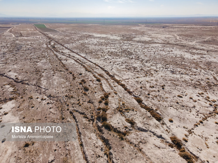 عمیق‌ترین شکاف فرونشست کشور - نیشابور