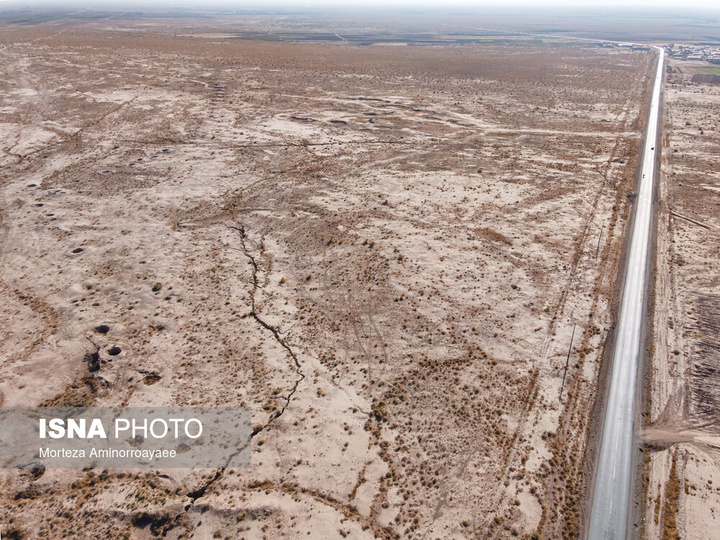 عمیق‌ترین شکاف فرونشست کشور - نیشابور