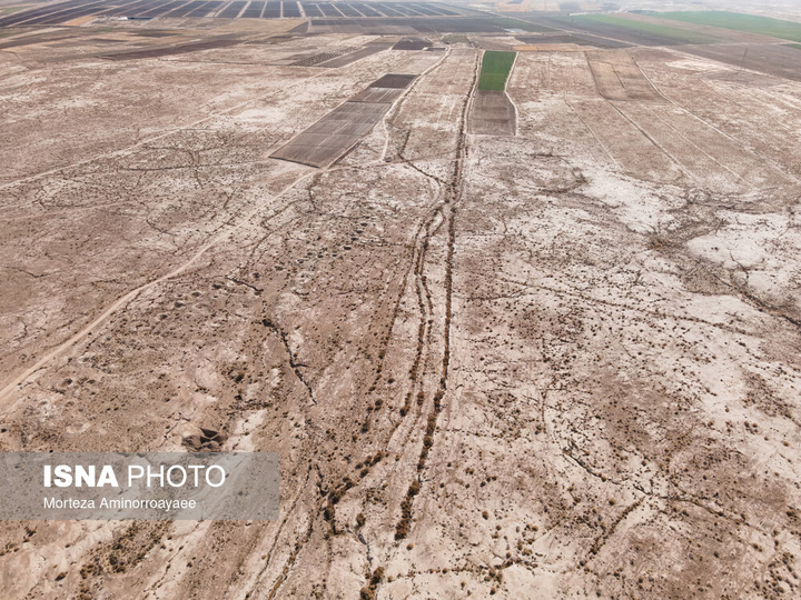 عمیق‌ترین شکاف فرونشست کشور - نیشابور