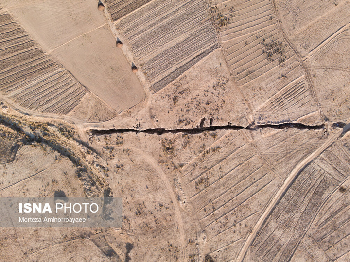 عمیق‌ترین شکاف فرونشست کشور - نیشابور