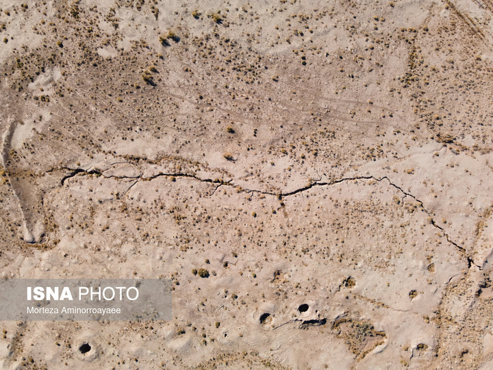 عمیق‌ترین شکاف فرونشست کشور - نیشابور