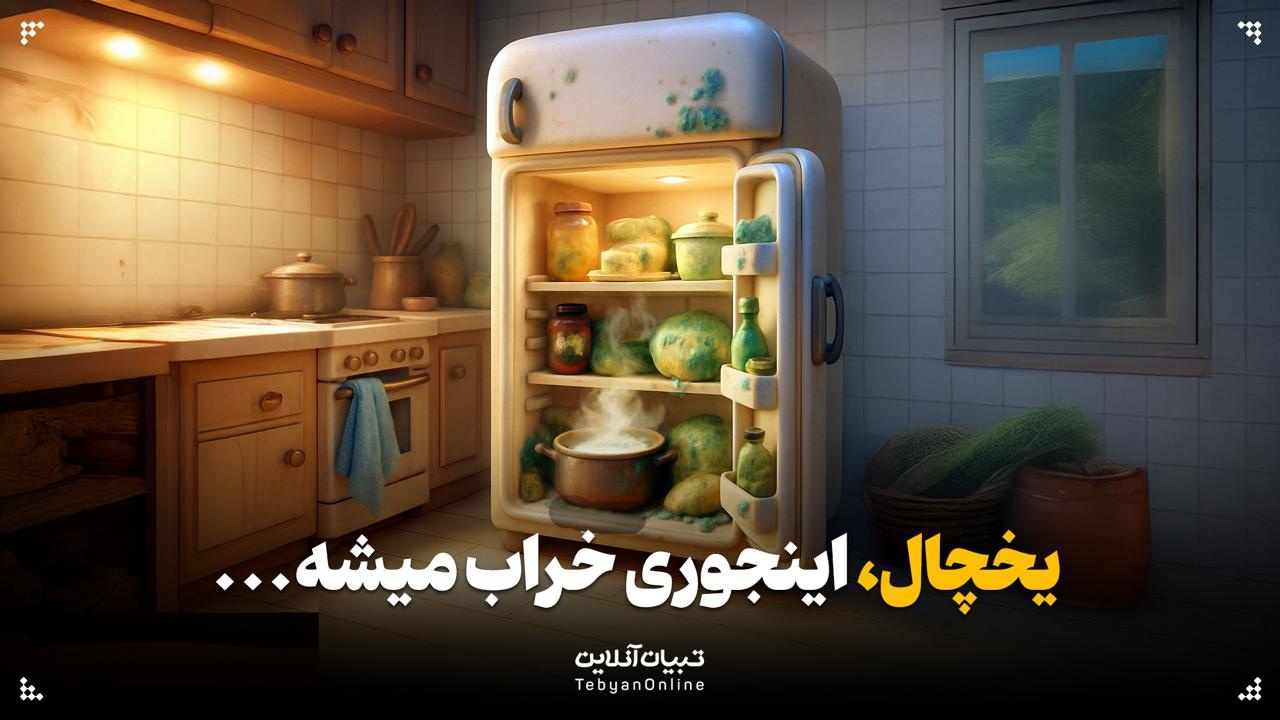 یخچال اینجوری خراب میشه…
