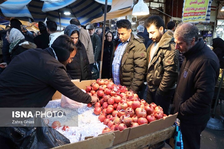بازار شب یلدا - تبریز