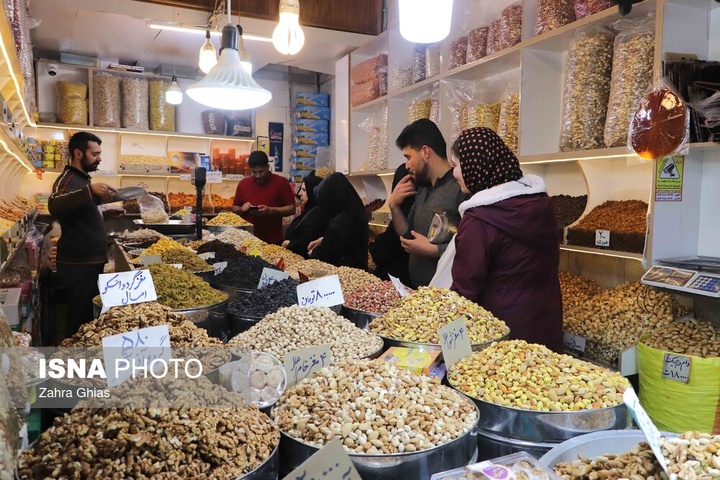 بازار شب یلدا - تبریز